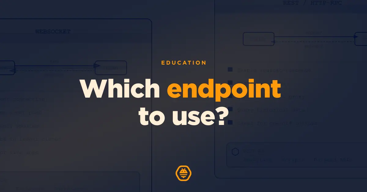 Which endpoint to use?